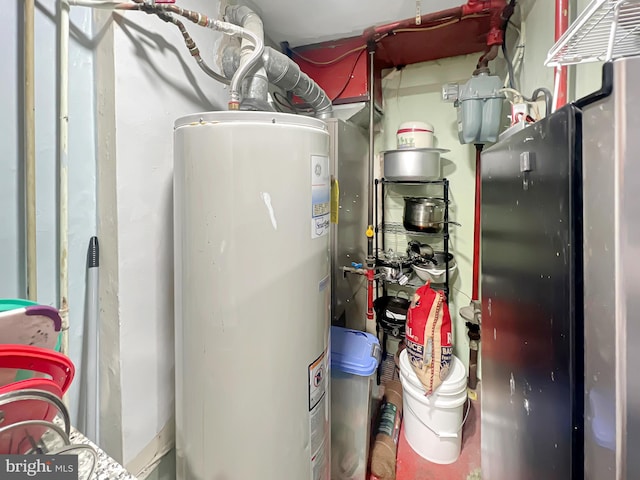 utilities with gas water heater