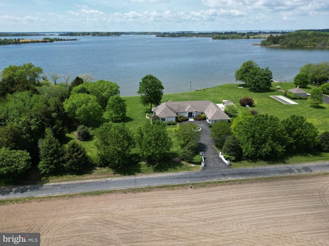 26333 Presquile Dr S, Easton, MD 21601 - bird's eye view featuring a water view