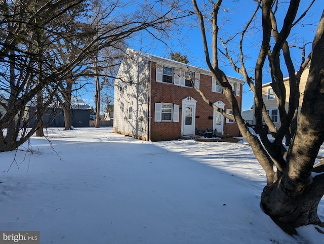 view of front of home