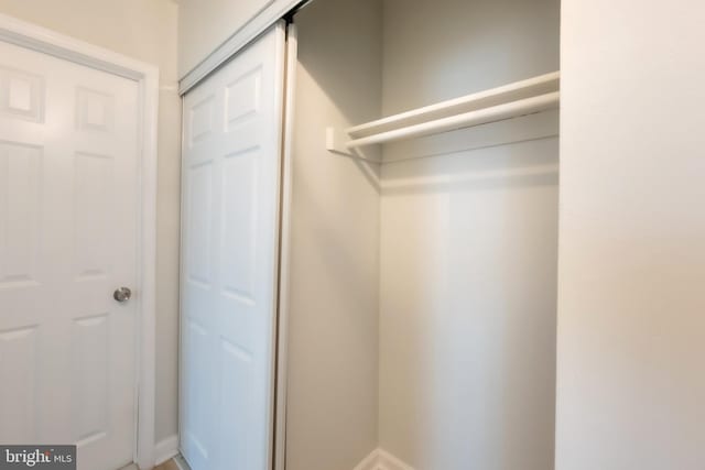 view of closet