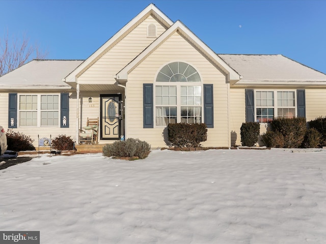 view of front of house