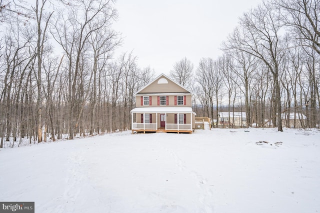 view of front of home