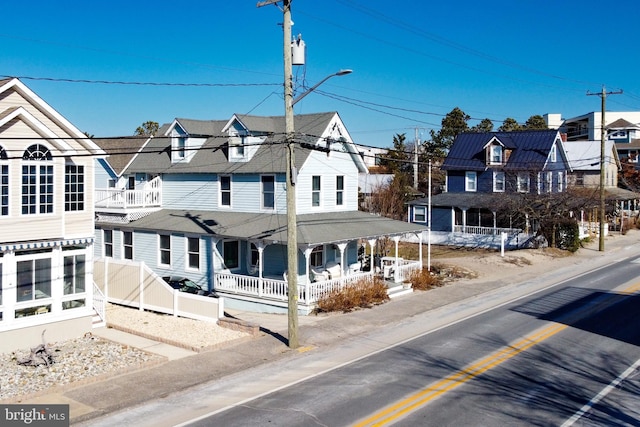 view of front of house with a porch