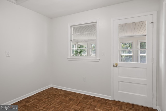 entryway featuring a healthy amount of sunlight