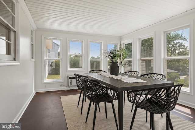 sunroom / solarium with plenty of natural light