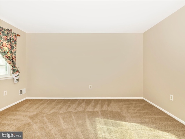 unfurnished room with carpet