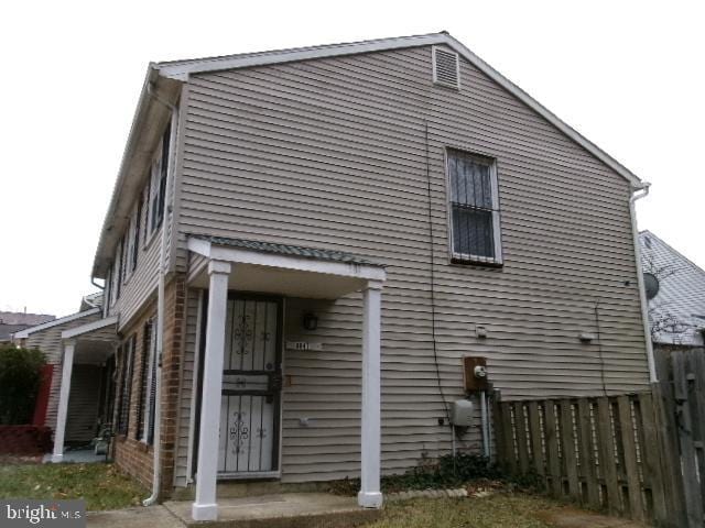 view of rear view of house