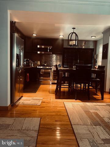 interior space featuring light hardwood / wood-style floors