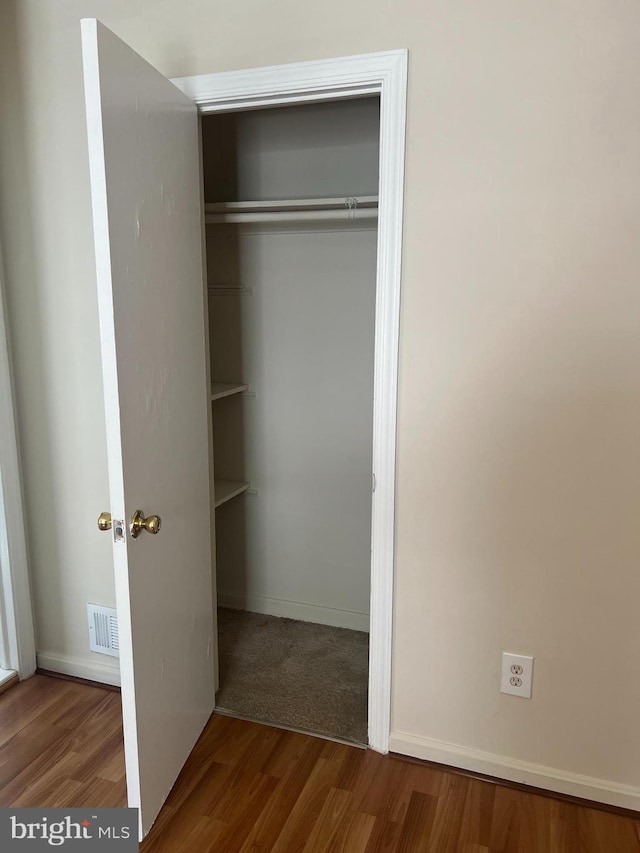 view of closet