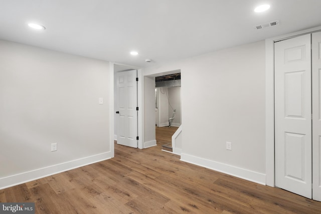 interior space with wood-type flooring