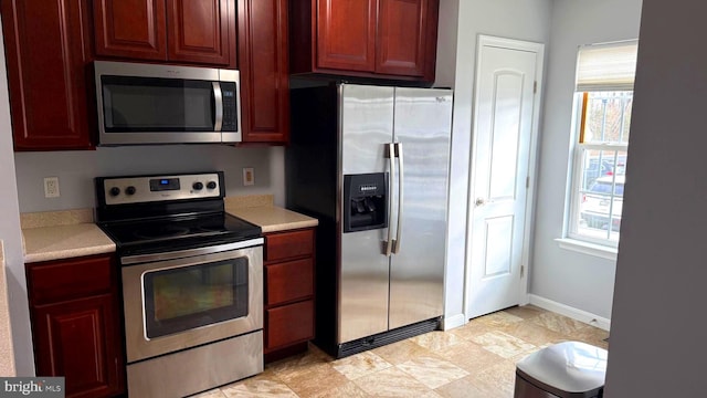 kitchen with stainless steel appliances