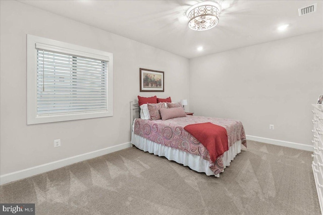 bedroom featuring carpet floors