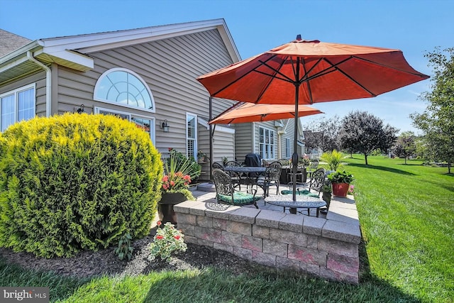 view of patio