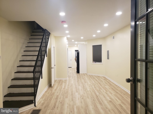 interior space featuring hardwood / wood-style floors