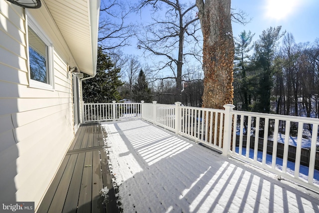 view of deck