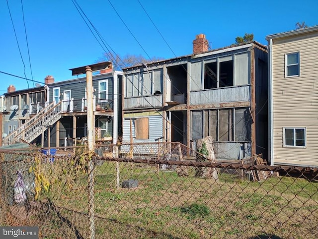 view of rear view of house