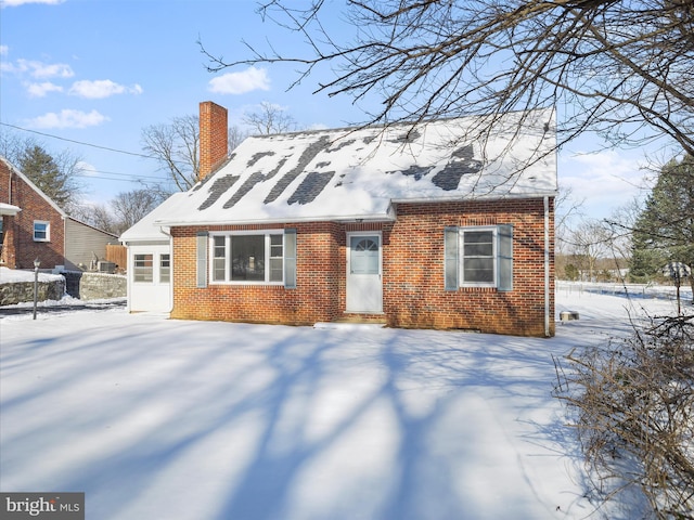 view of front of home