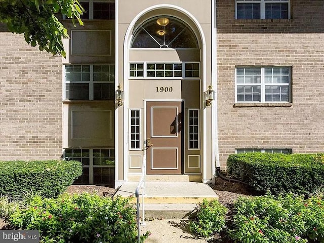 view of entrance to property