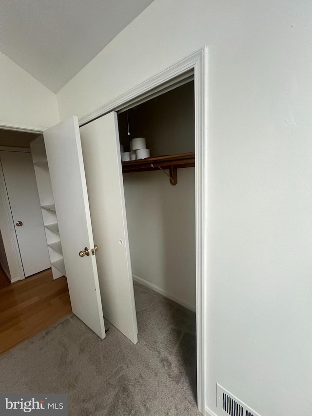 view of closet