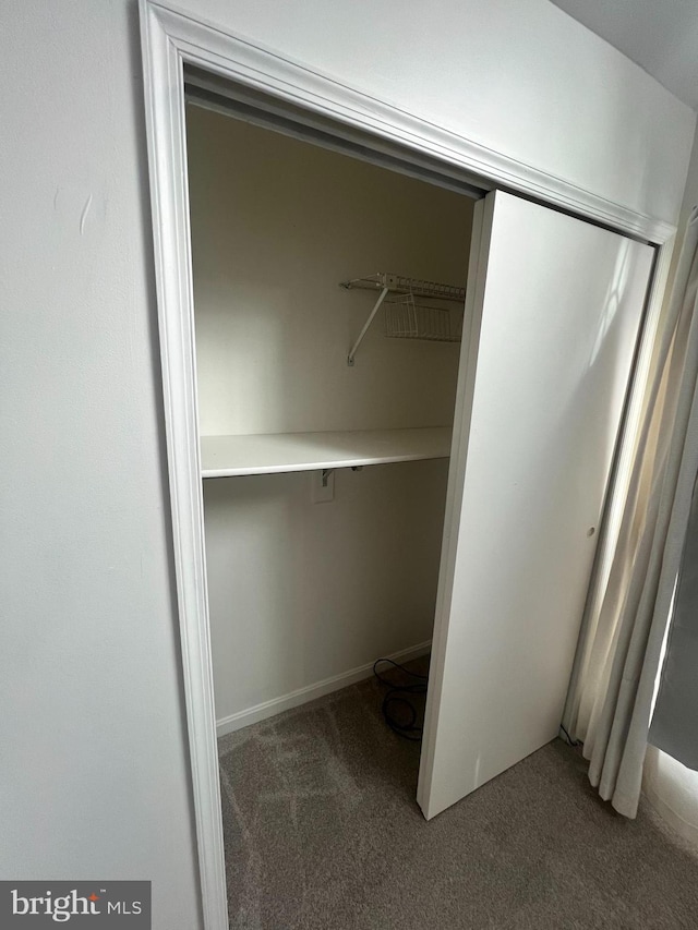 view of closet