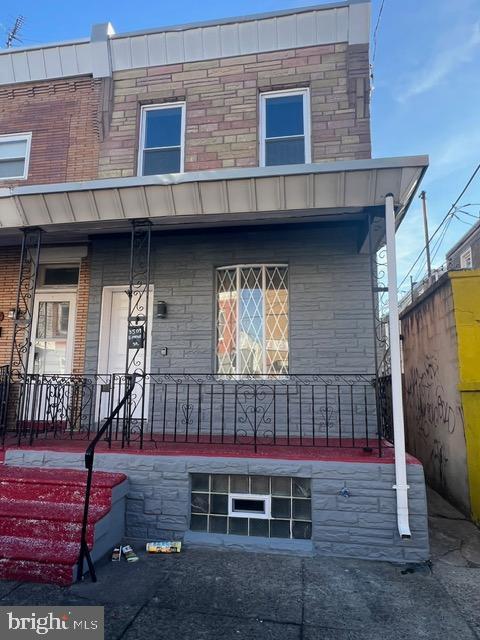 exterior space with covered porch