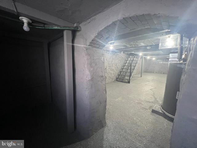 view of basement