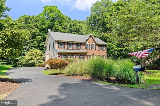 view of colonial-style house