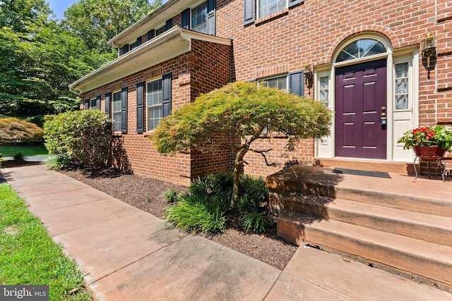 view of entrance to property