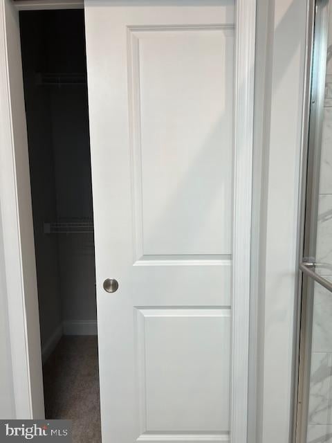 view of closet