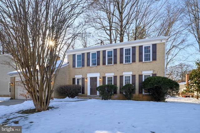 view of colonial inspired home