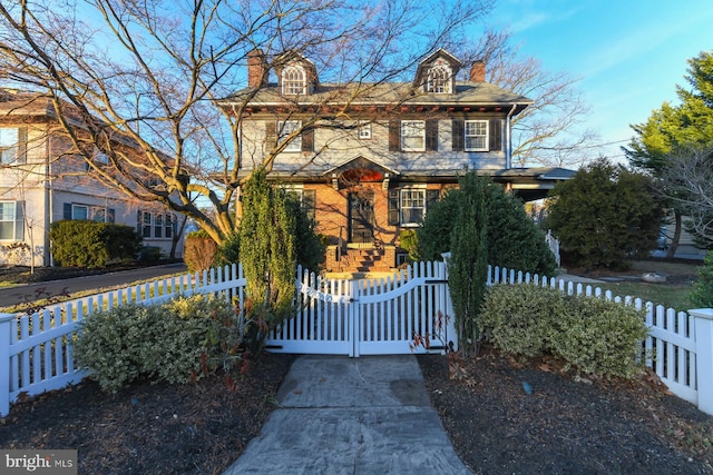 view of front of home