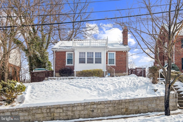 view of front of house