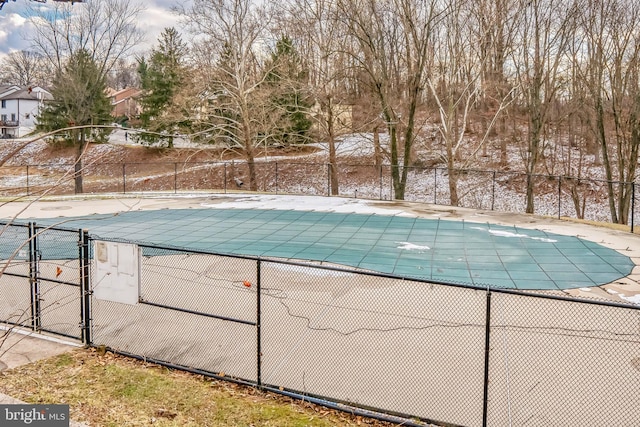 view of pool