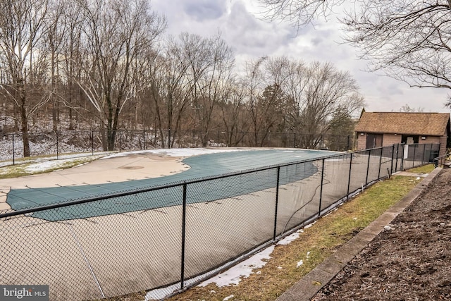 view of pool