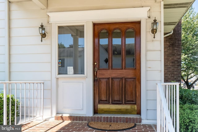 view of entrance to property