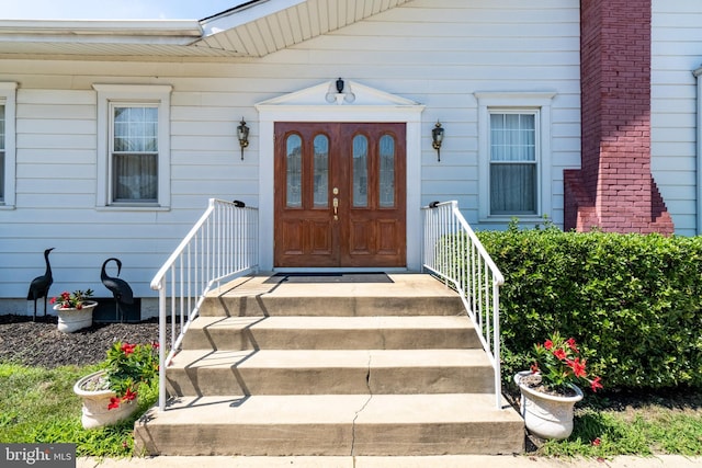 view of entrance to property