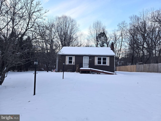 view of front of house