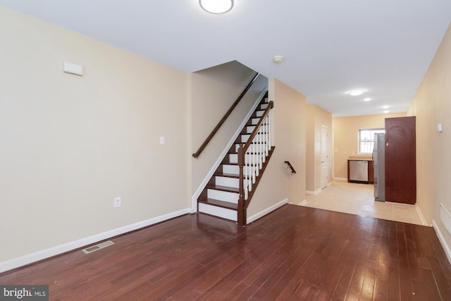 interior space with light wood-type flooring