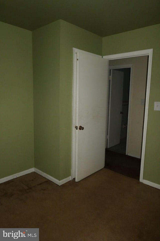 view of spare room