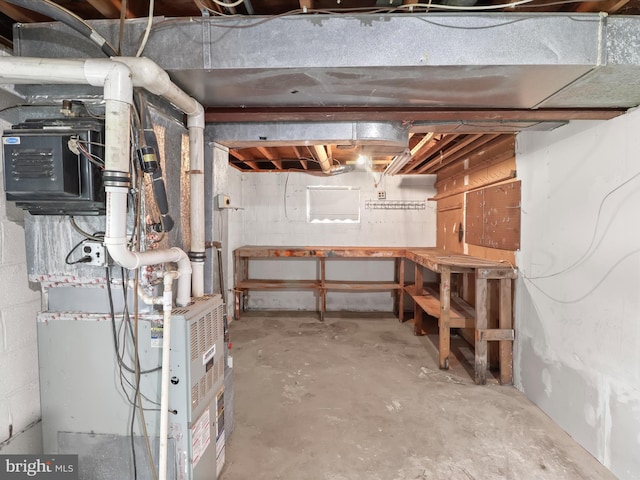 7107 Dower House Rd, Upper Marlboro, MD 20772 - view of unfinished below grade area
