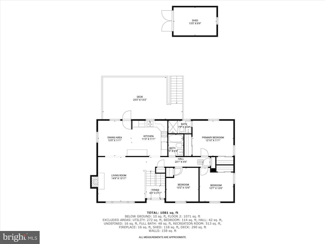 7107 Dower House Rd, Upper Marlboro, MD 20772 - view of room layout