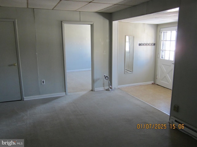 view of carpeted entryway