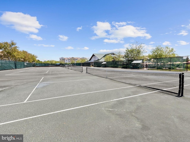 view of sport court