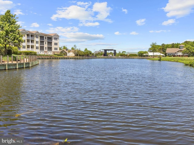 property view of water