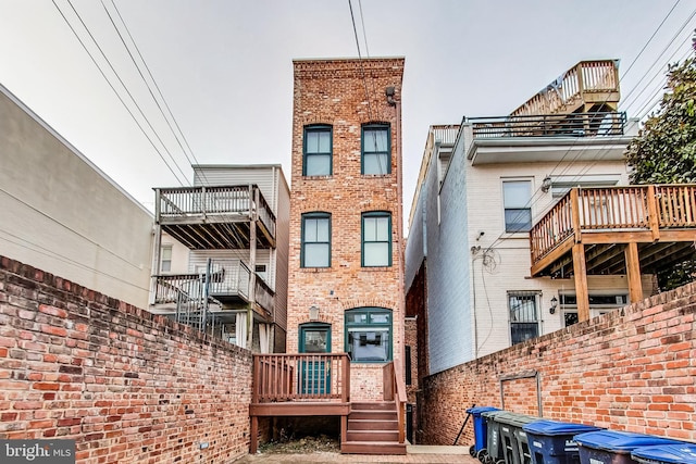 view of rear view of house