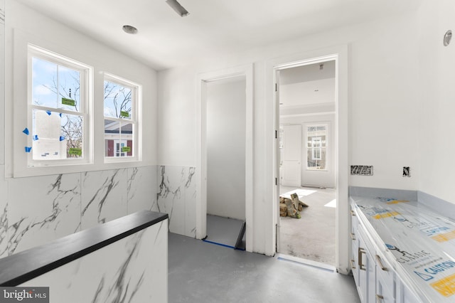10634 Pocket Pl, Fairfax, VA 22030 - bathroom featuring finished concrete floors