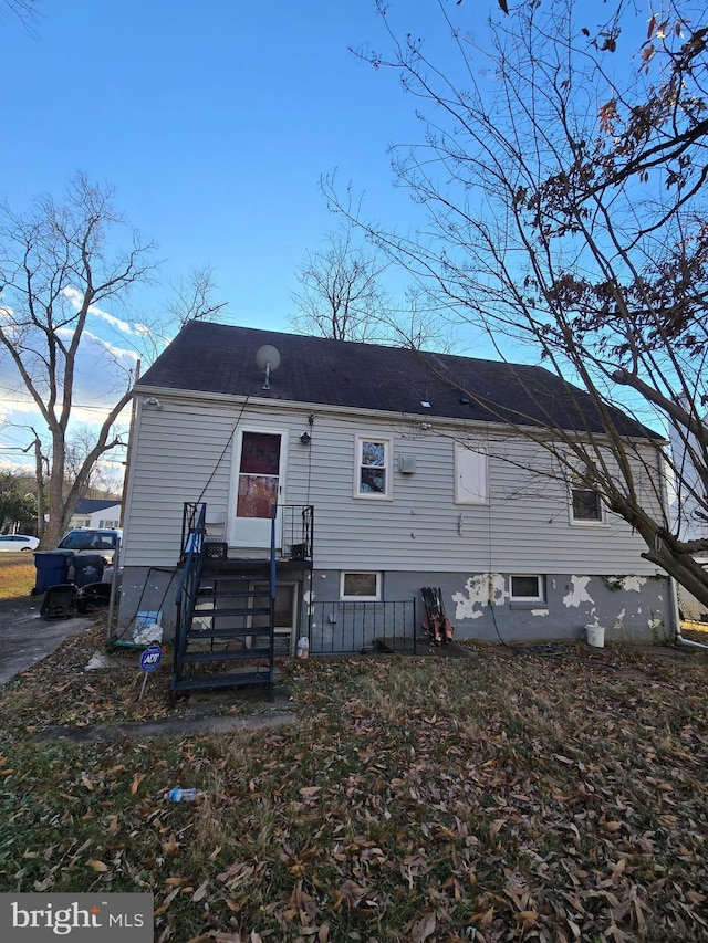 view of rear view of house