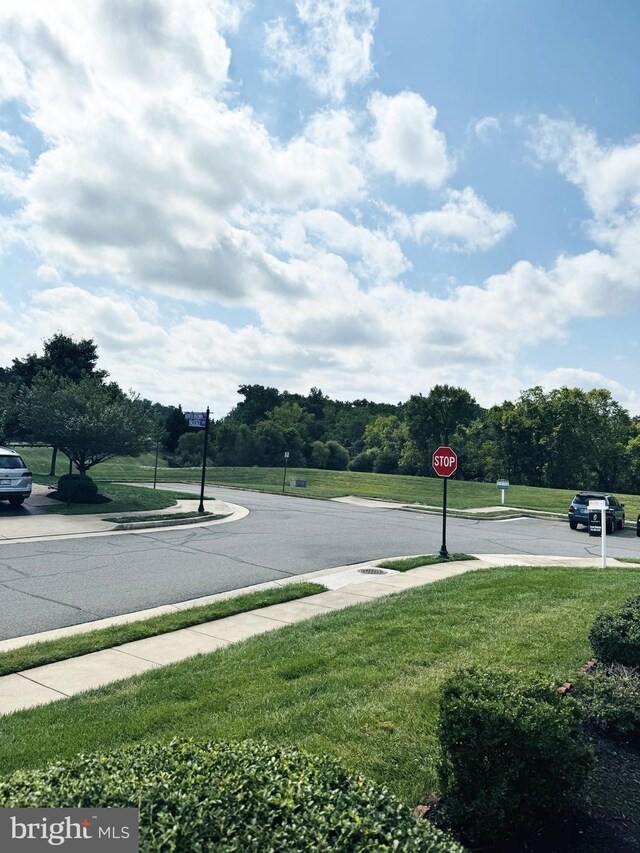 view of road