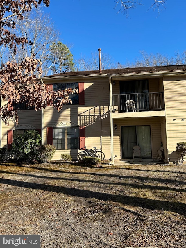 exterior space with a balcony