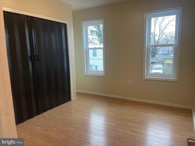 foyer featuring light hardwood / wood-style floors